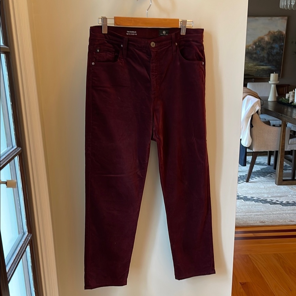 Burgundy AG Pants